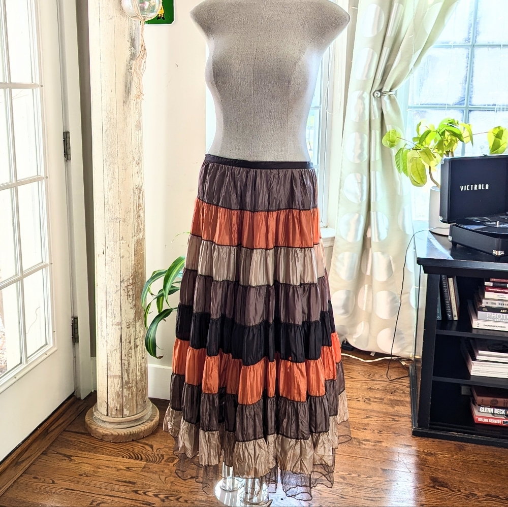 Lucy Paris Boho Saloon long skirt size Large